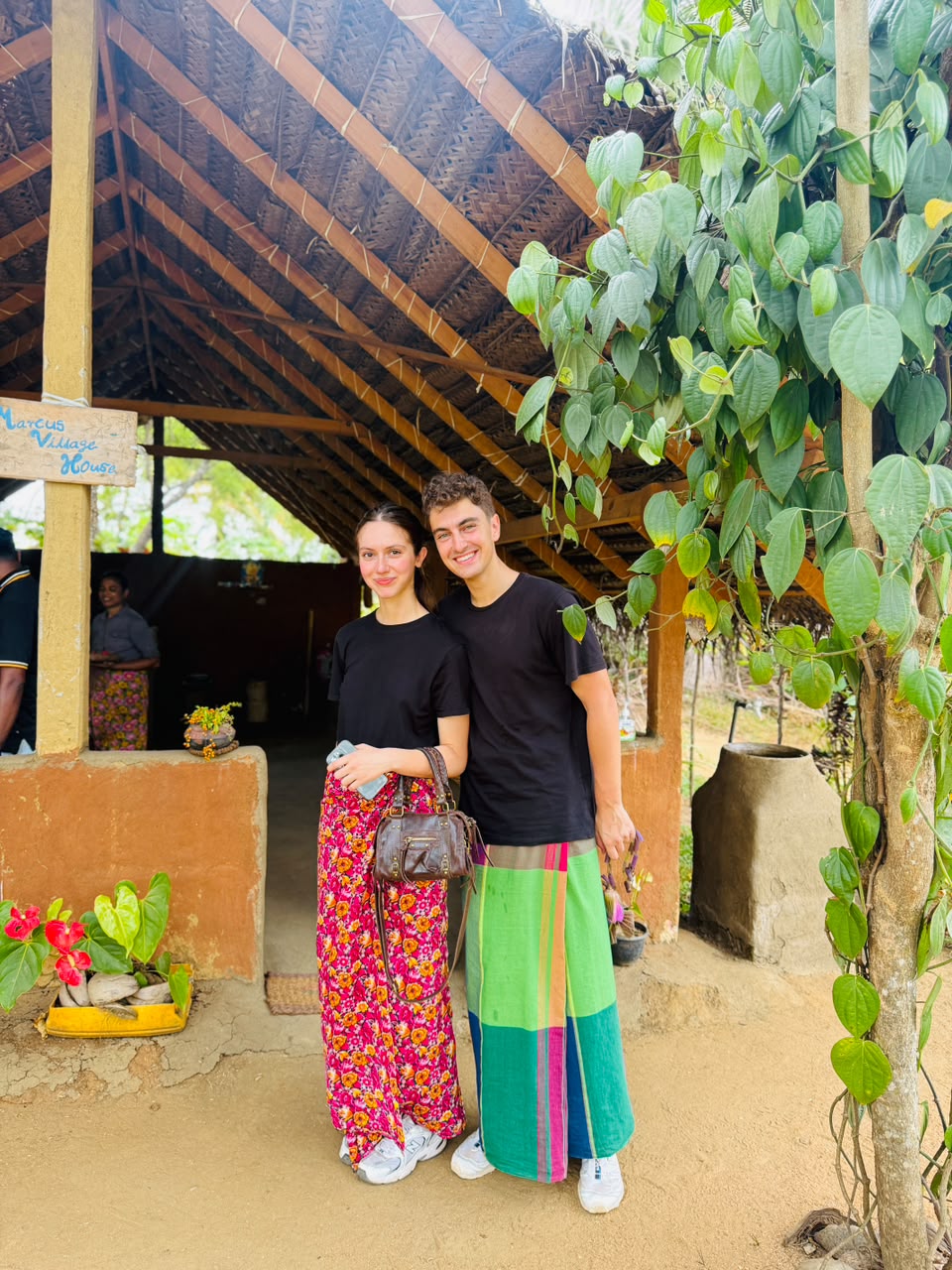 Travellers enjoying a local nature stop during a Sri Lanka tour