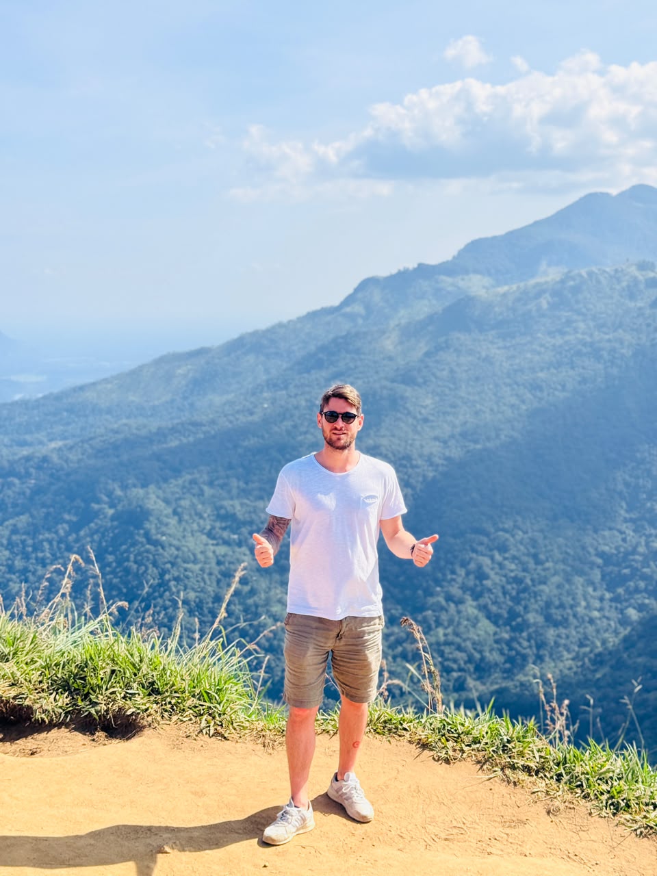 Mountain viewpoint during a Sri Lanka hill country tour